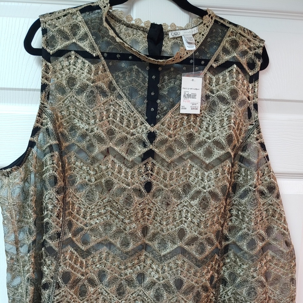 Black & Gold top - Picture 5 of 5